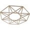 Ekena Millwork Guardian Wood Fretwork Pierced Ceiling Medallion, Hickory, 40"OD x 15 1/2"ID x 3/8"T CMWP40X40X0375GDHI - alternate 5